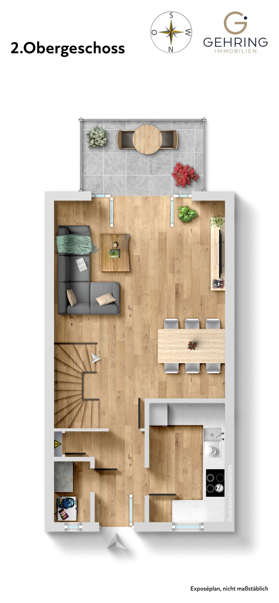 Grundriss 2.Obergeschoss