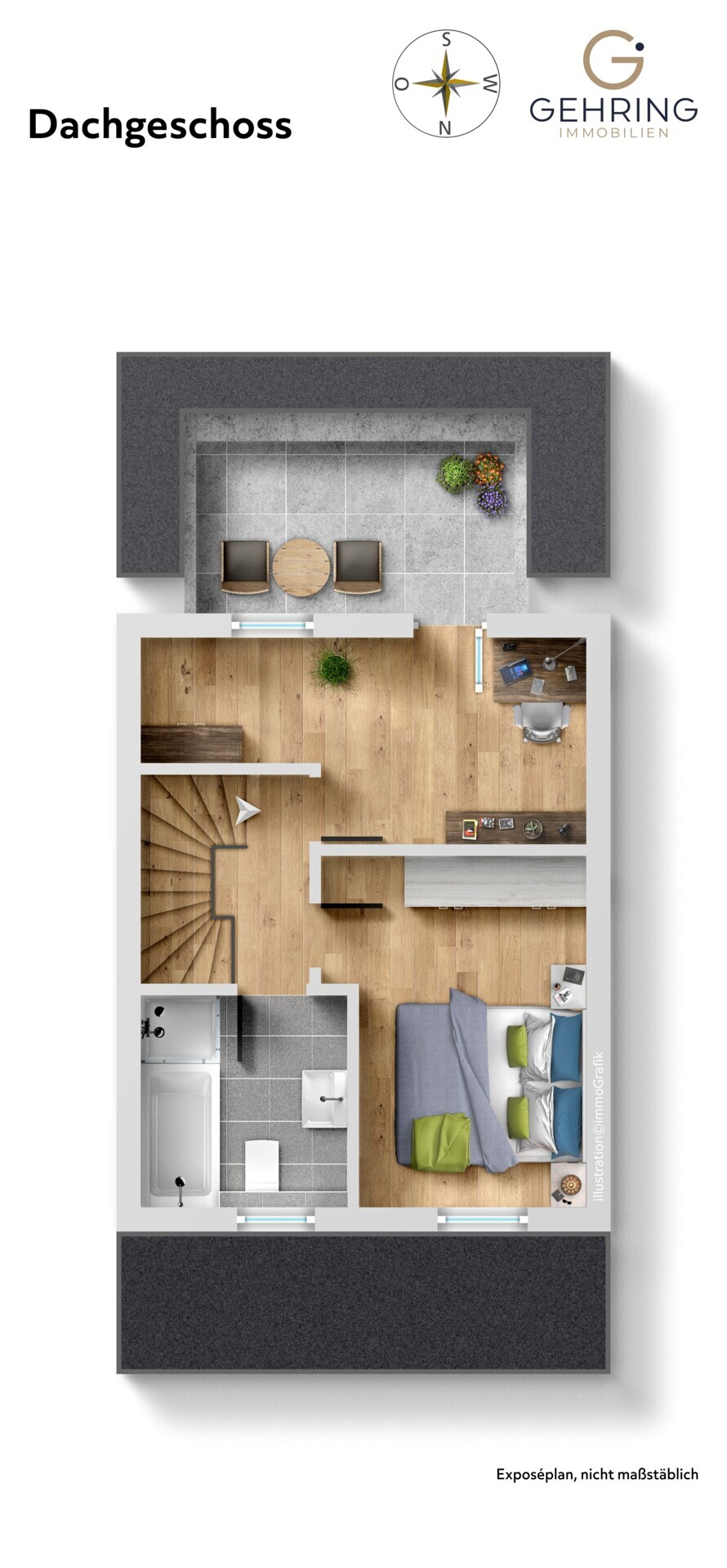 Grundriss Dachgeschoss