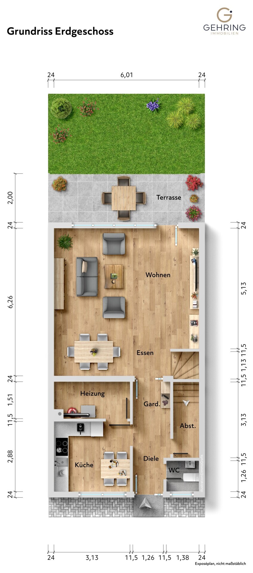 Grundriss, Erdgeschoss