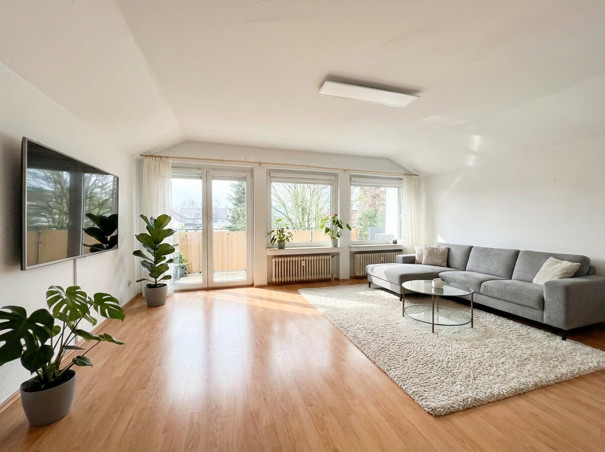 Visualisierung, Wohnzimmer, Dachgeschoss