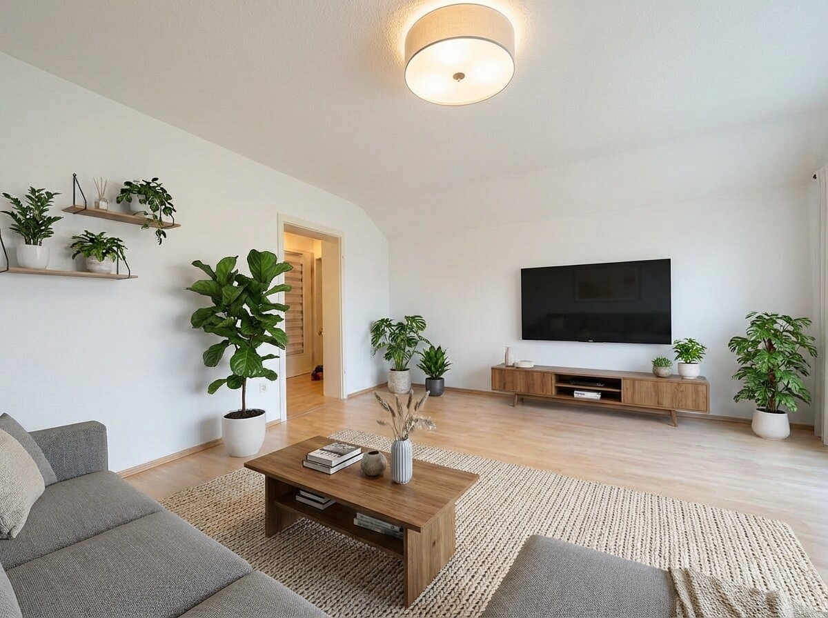 Visualisierung, Wohnzimmer, Dachgeschoss