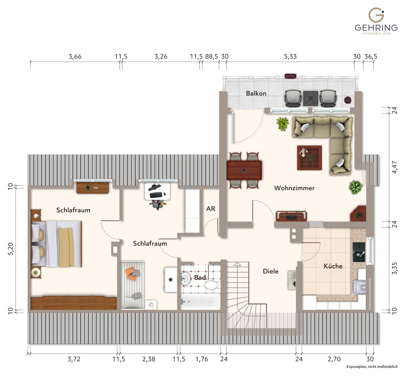 Grundriss Dachgeschoss