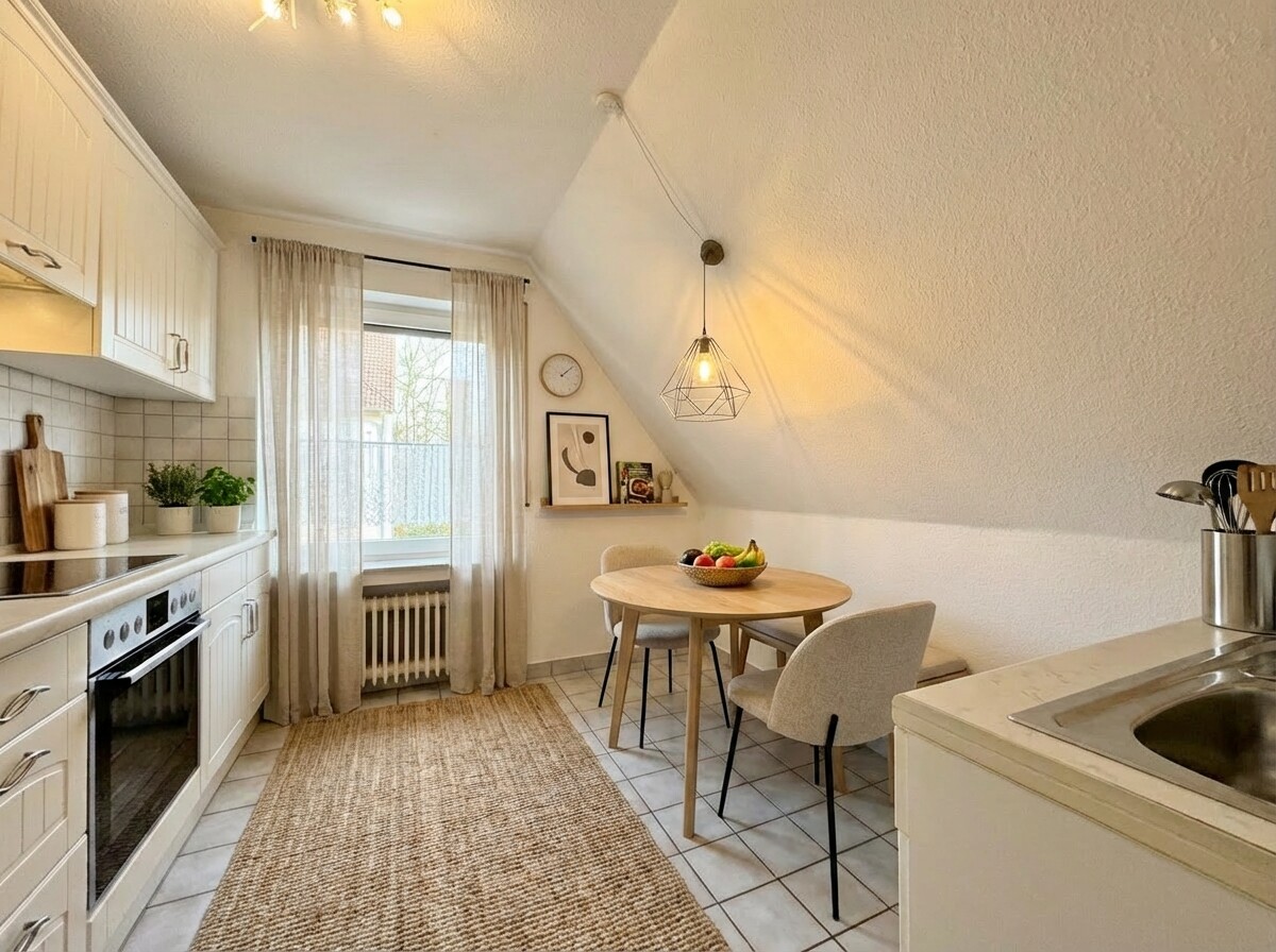 Visualisierung, Küche, Dahgeschoss