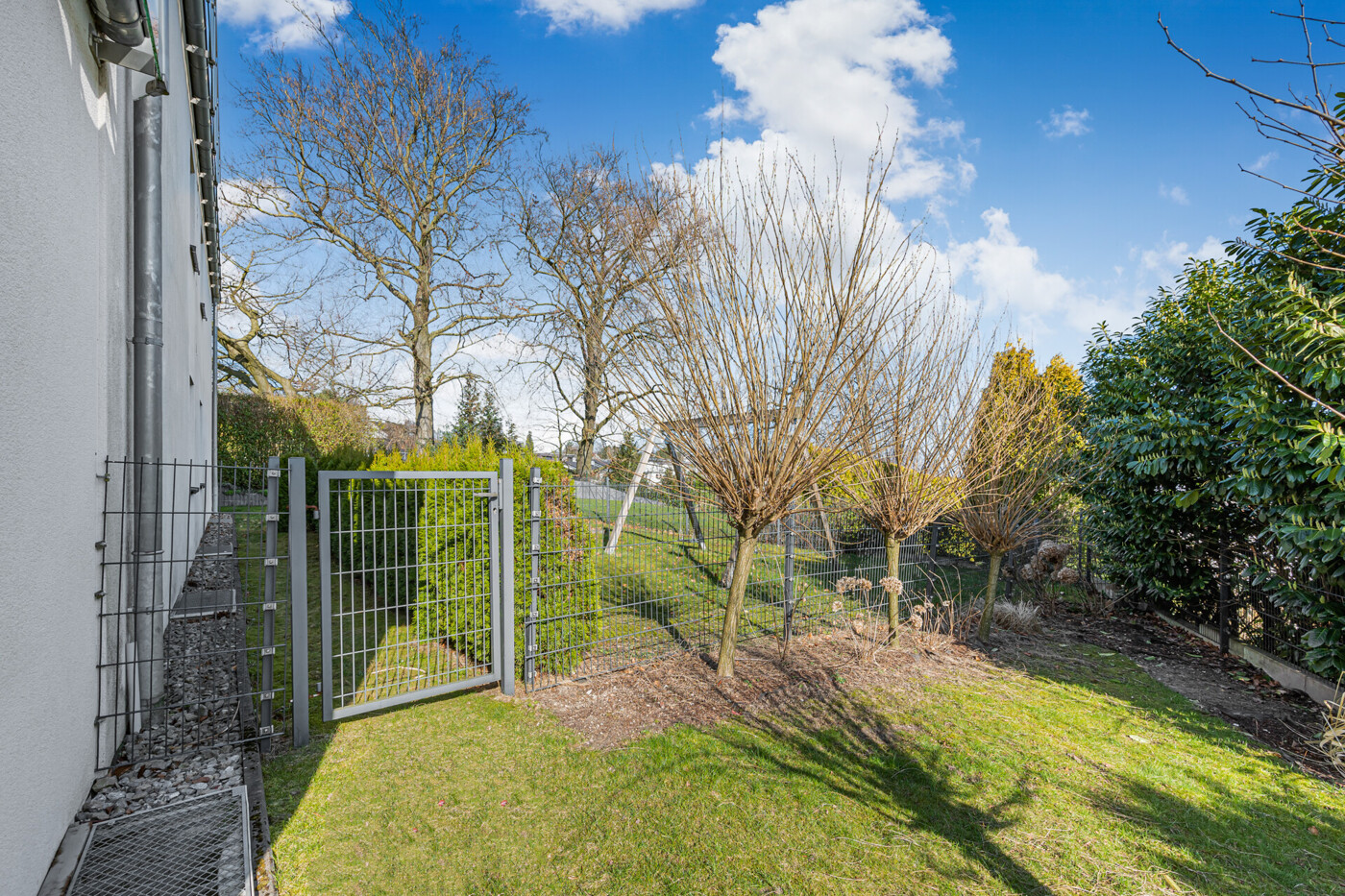 Garten, seitlicher Zugang