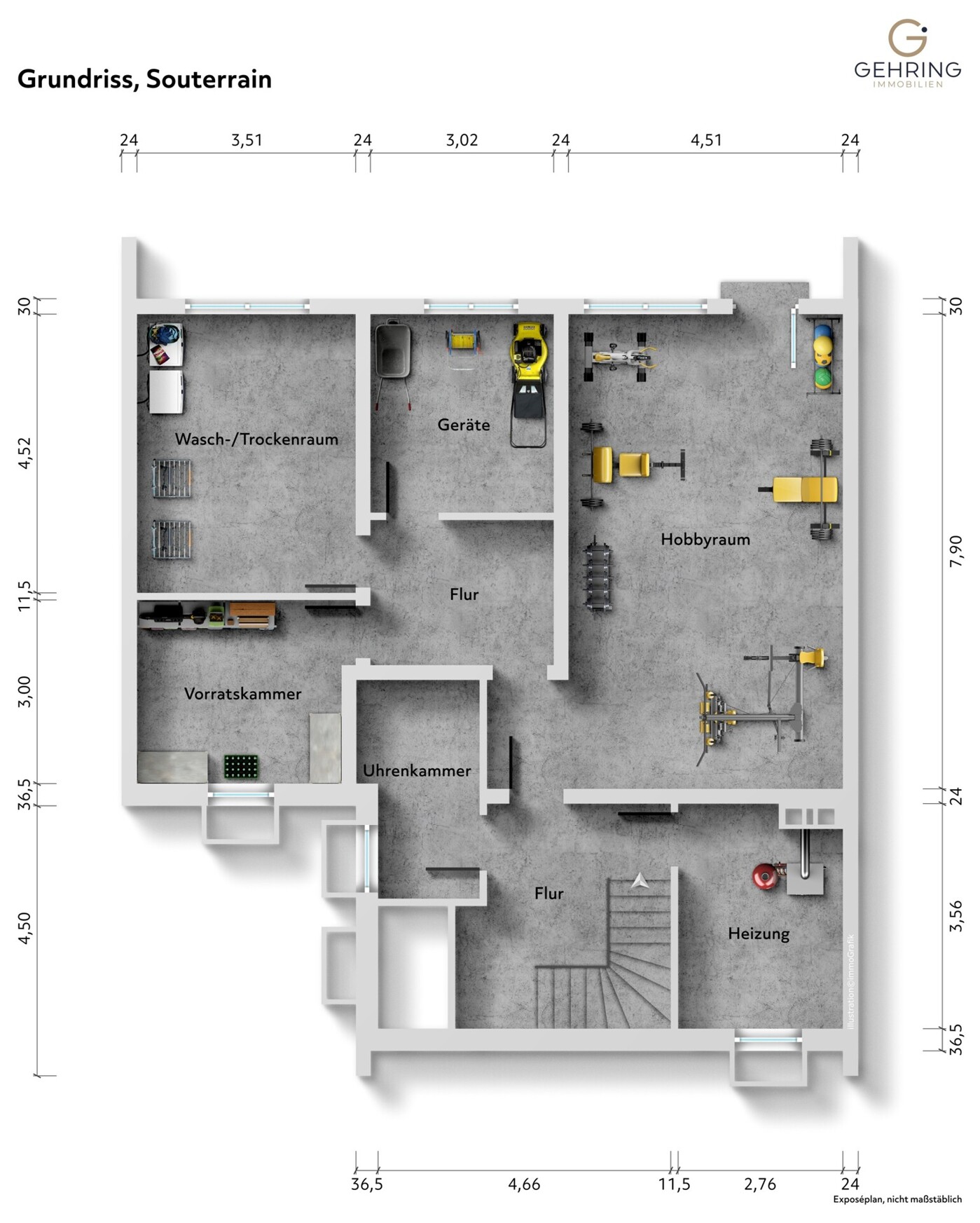 Grundriss Souterrain