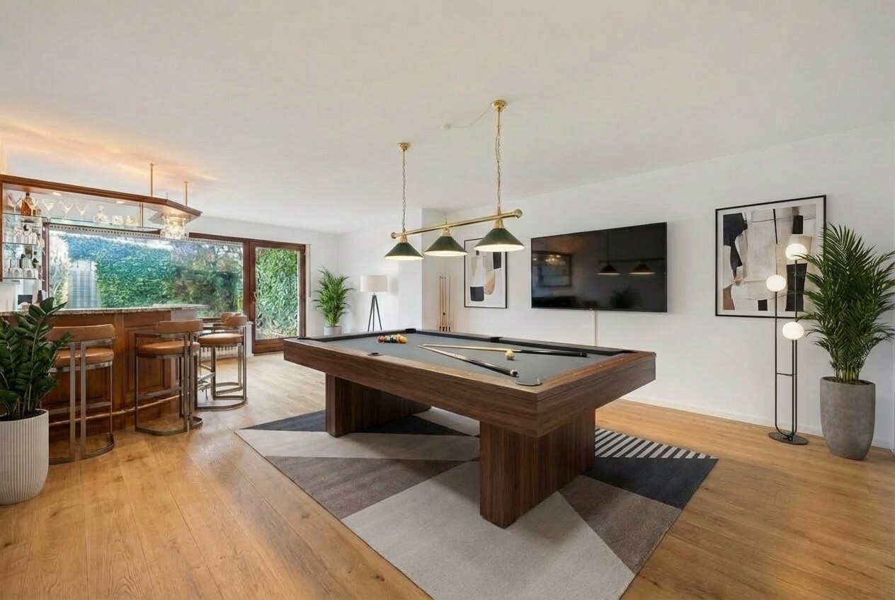 Visualisierung, Hobbyraum 2, Souterrain