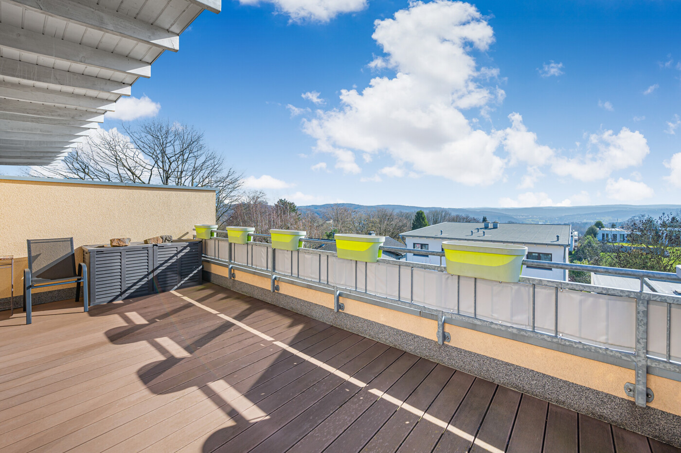 Dachterrasse, Aussicht