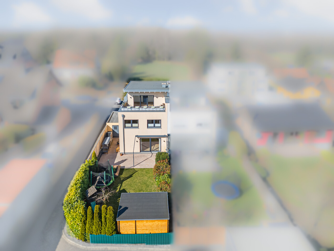 Rückansicht, Drohne