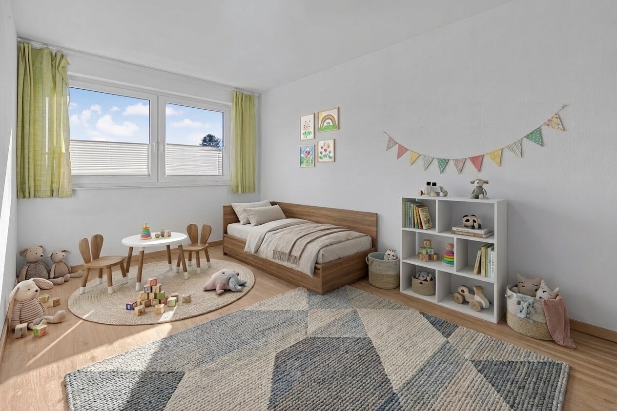 Kinderzimmer II, Visualisierung