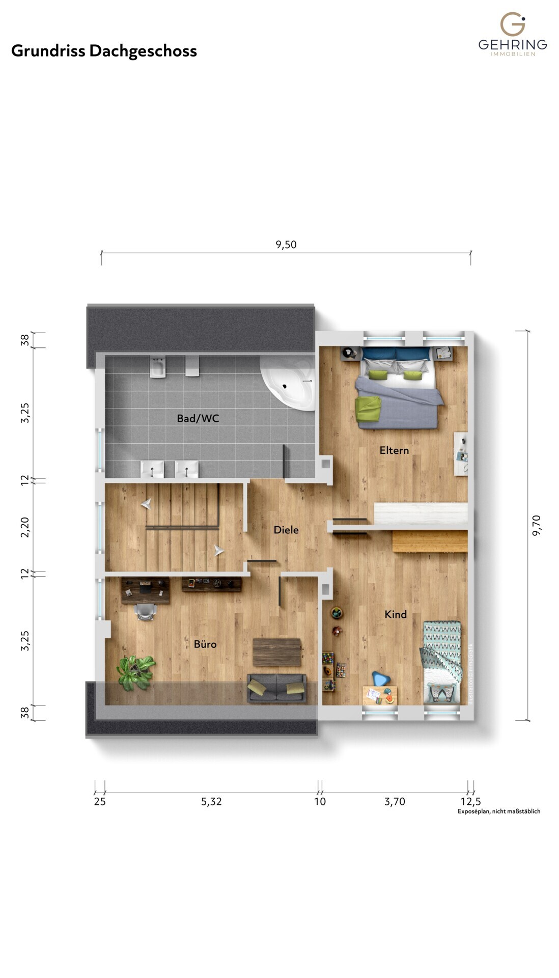 Grundriss Dachgeschoss
