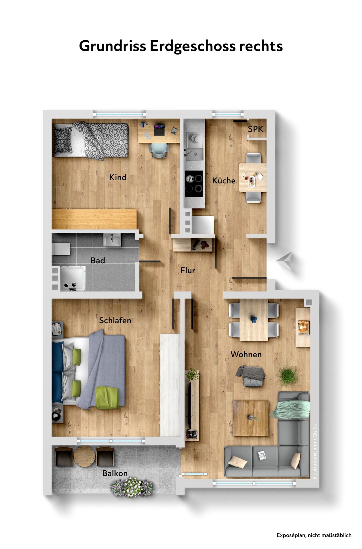 Grundriss Erdgeschoss rechts