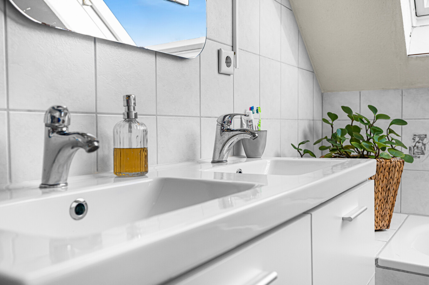 Badezimmer, Spitzboden