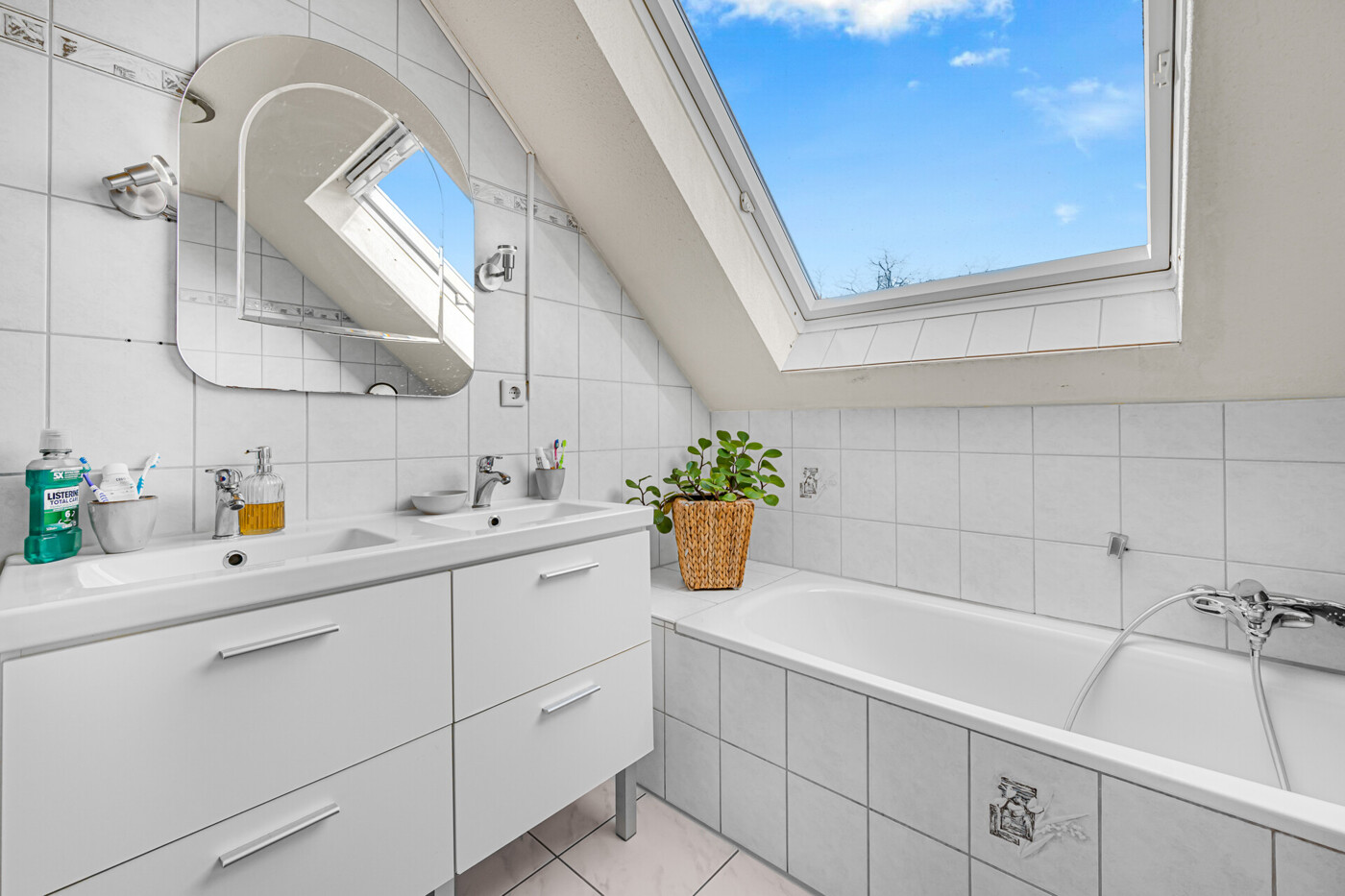 Badezimmer, Spitzboden