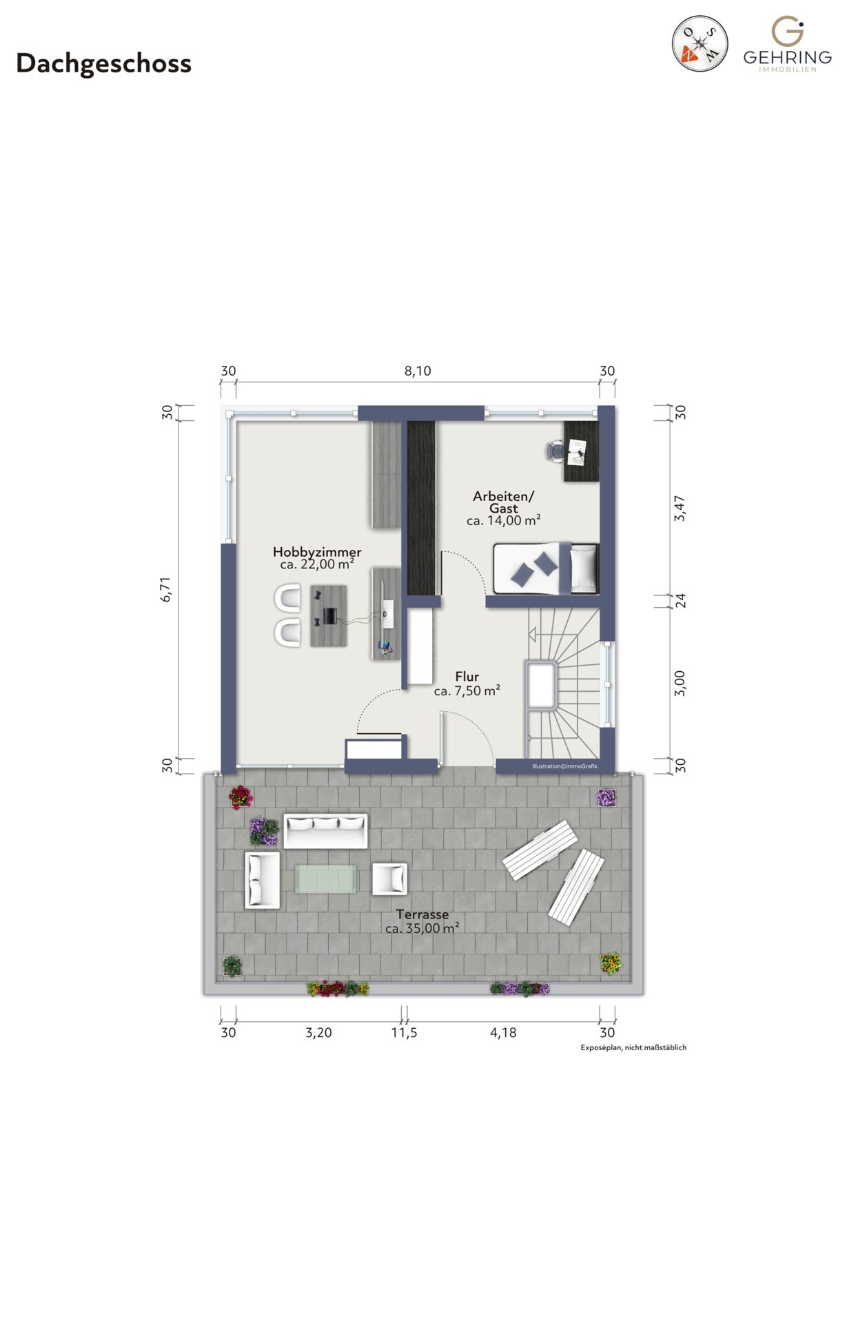Grundriss Dachgeschoss