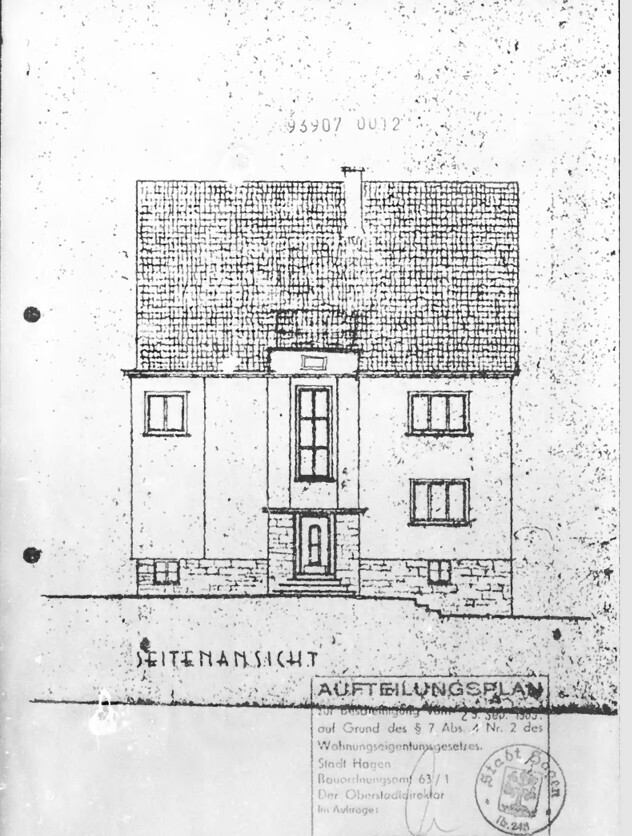 Seitenansicht Eingang