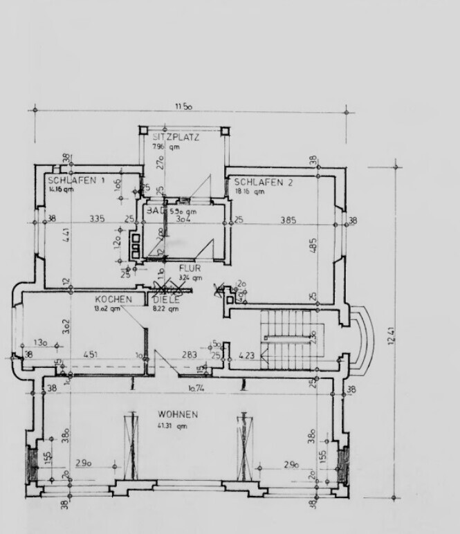 Grundriss Erdgeschoss