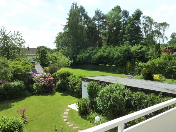 Blick vom Balkon