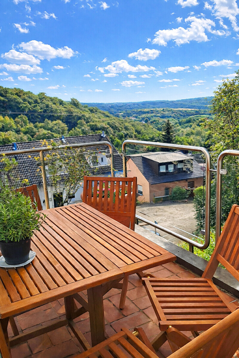 Ausblick Balkon