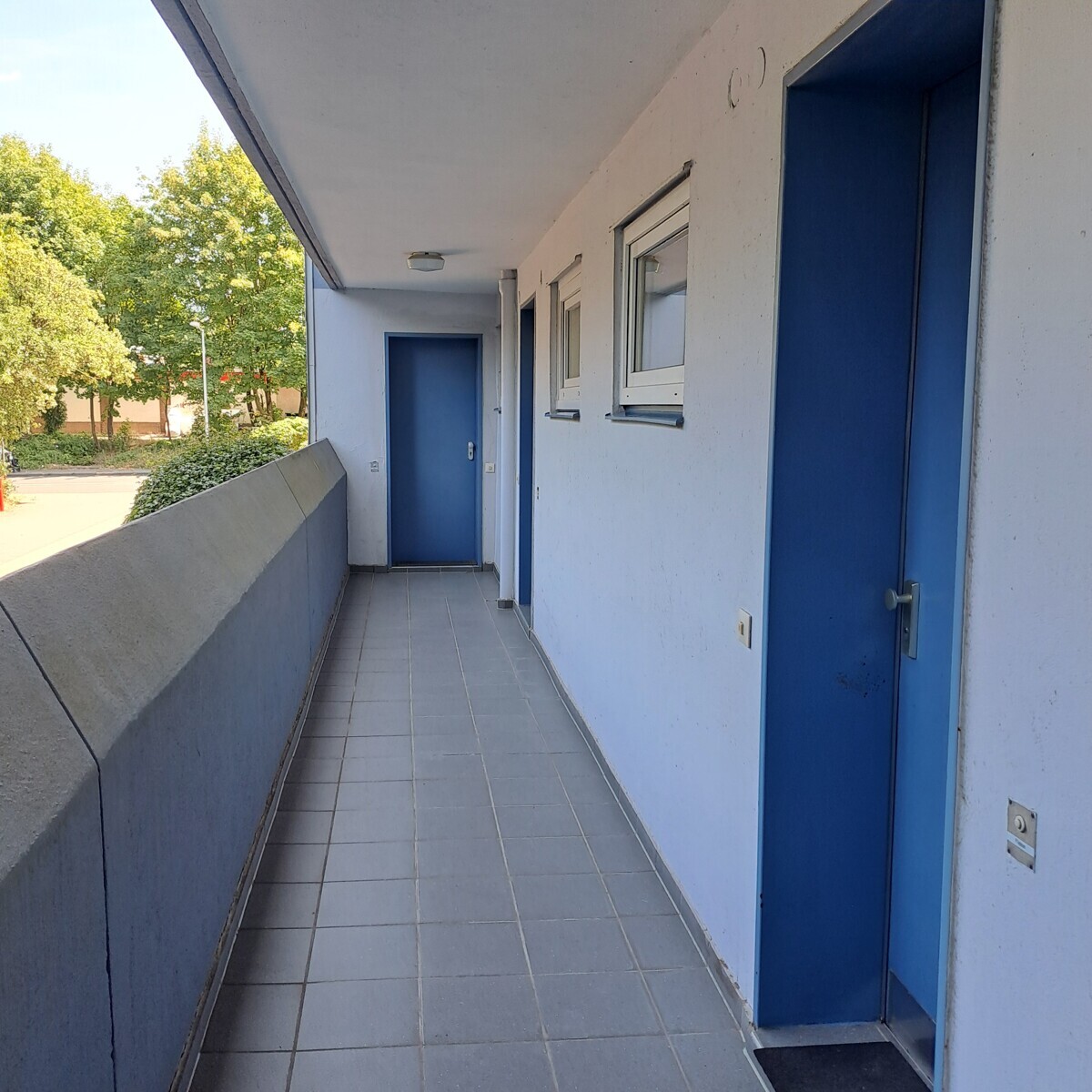 Laubengang / Eingang