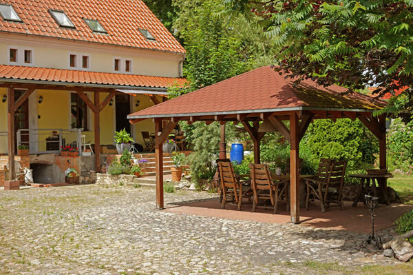 Freisitz und Terrasse