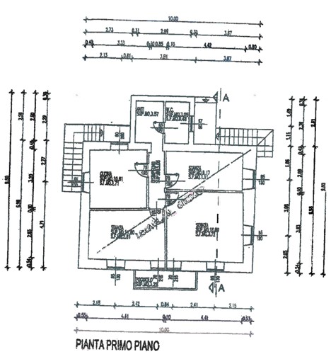 Pianta piano primo