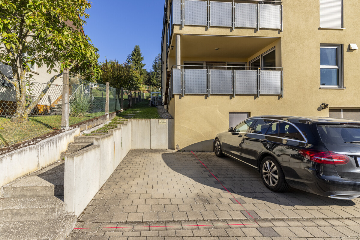 Weg zur Terrasse