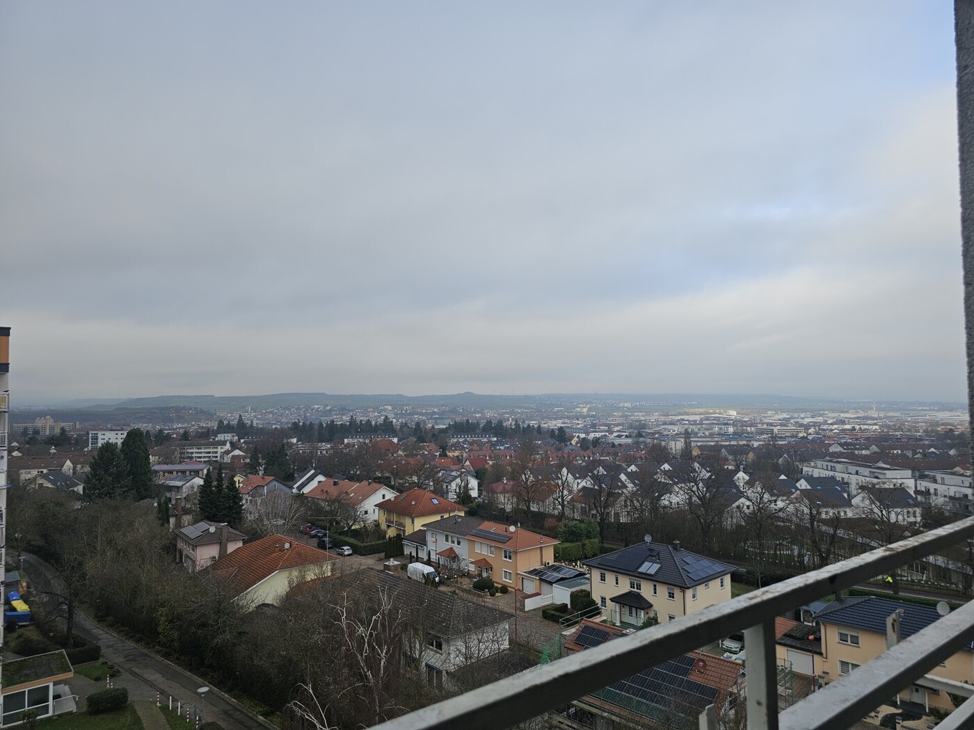 herrlicher Blick vom Balkon