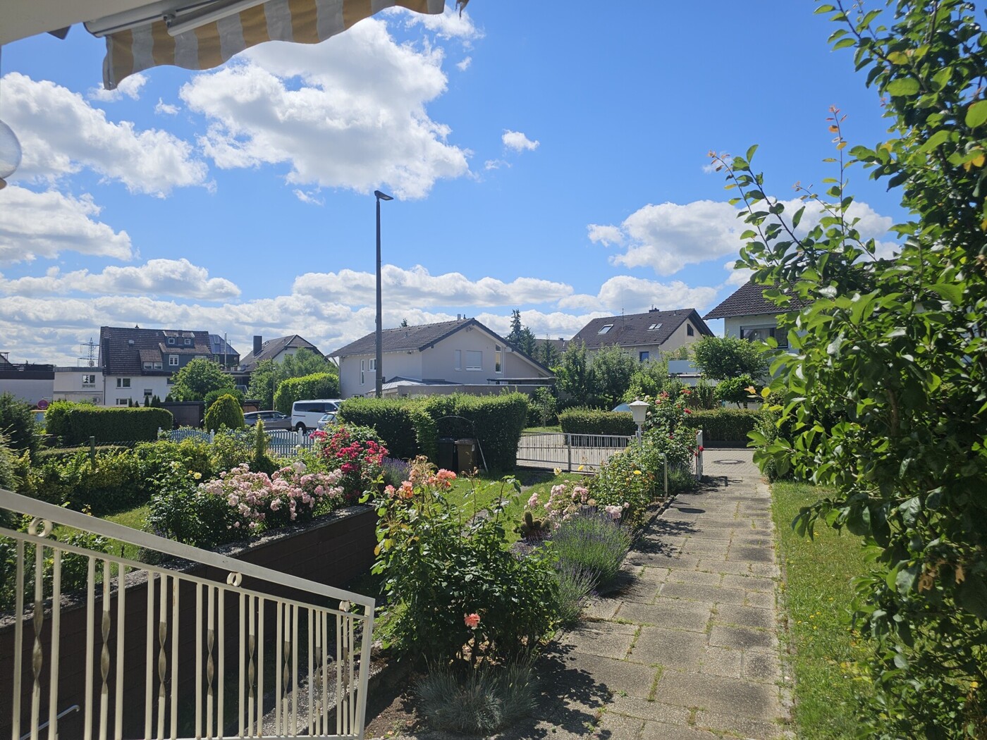 Blick von der Haustür aus