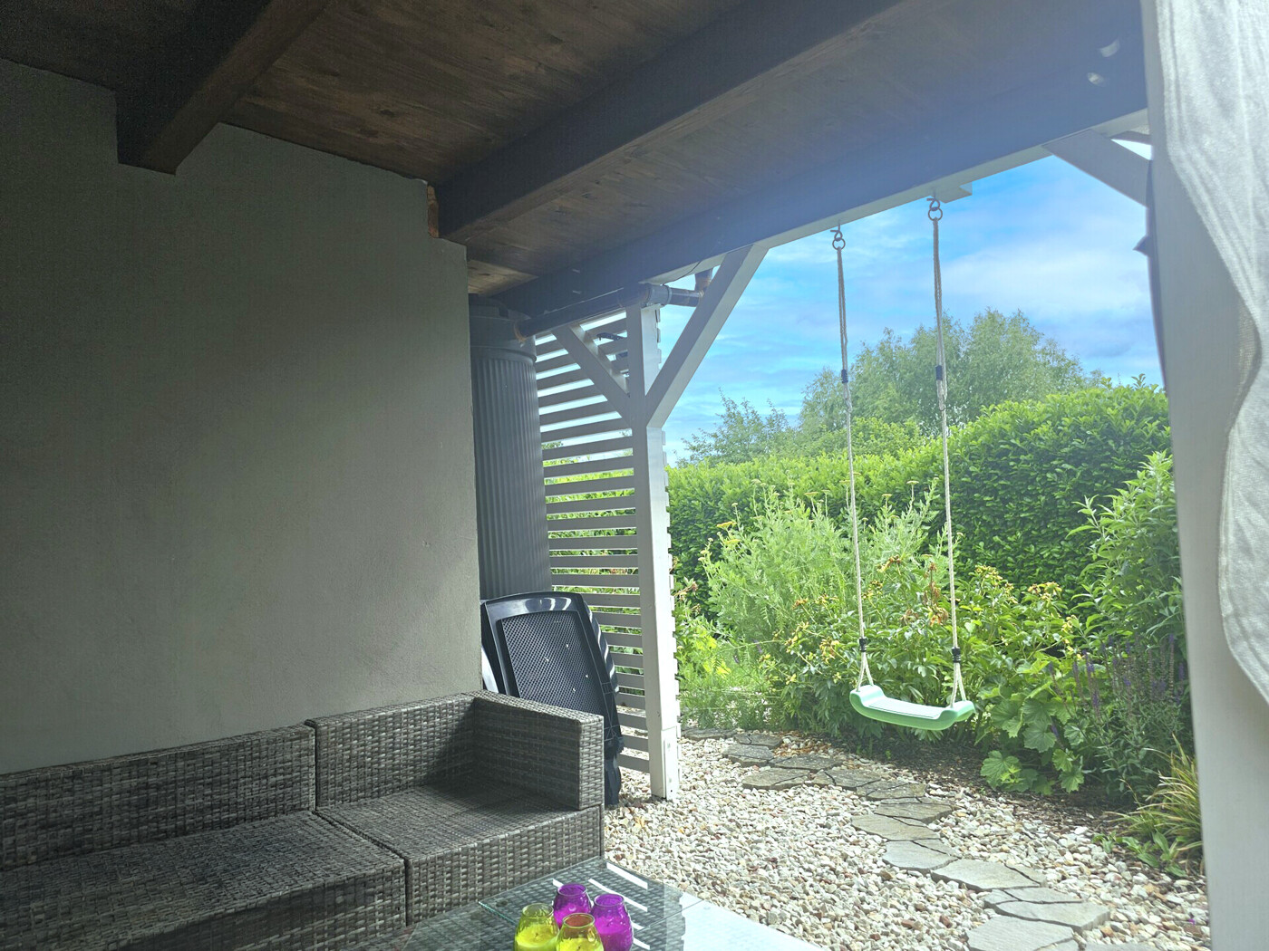 überdachte Terrasse