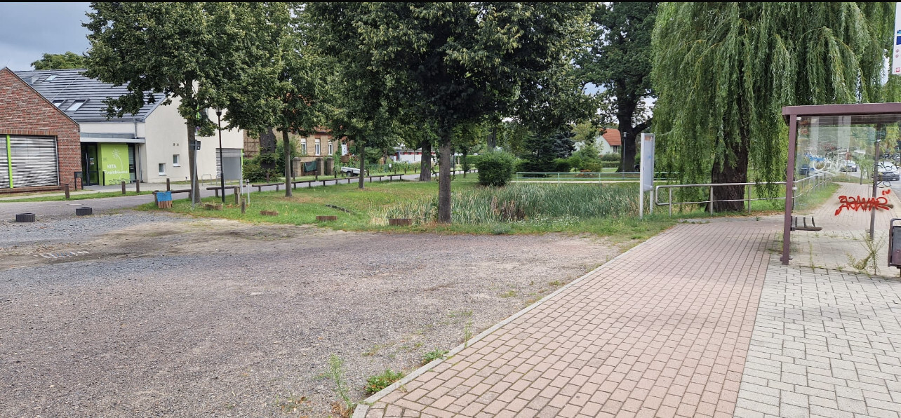 Blick in Richtung Parkplatz