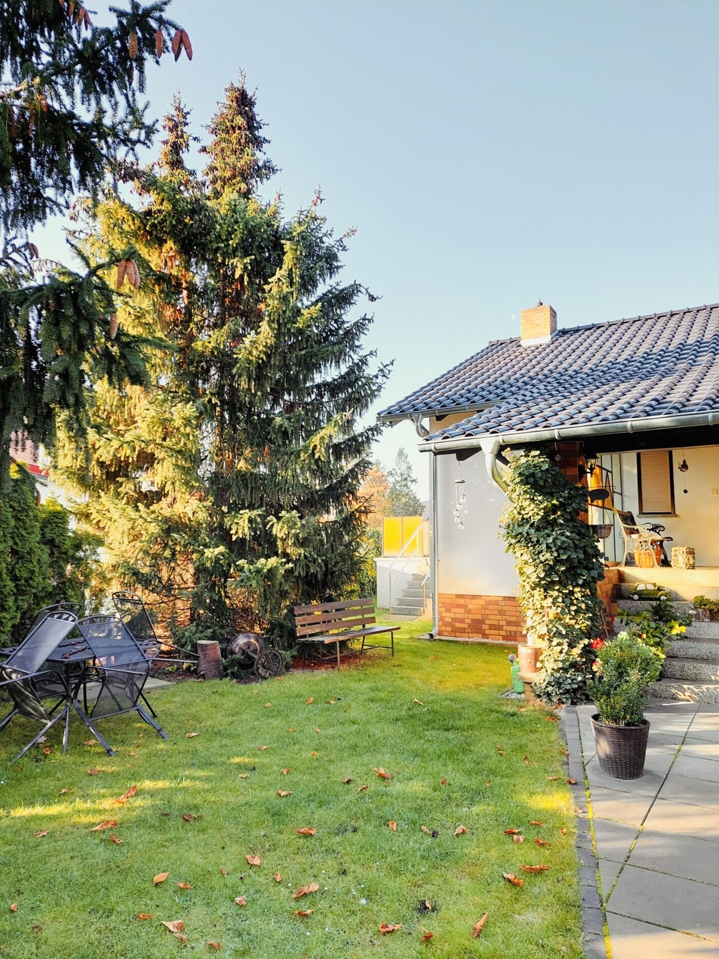 Blick in Richtung Garten