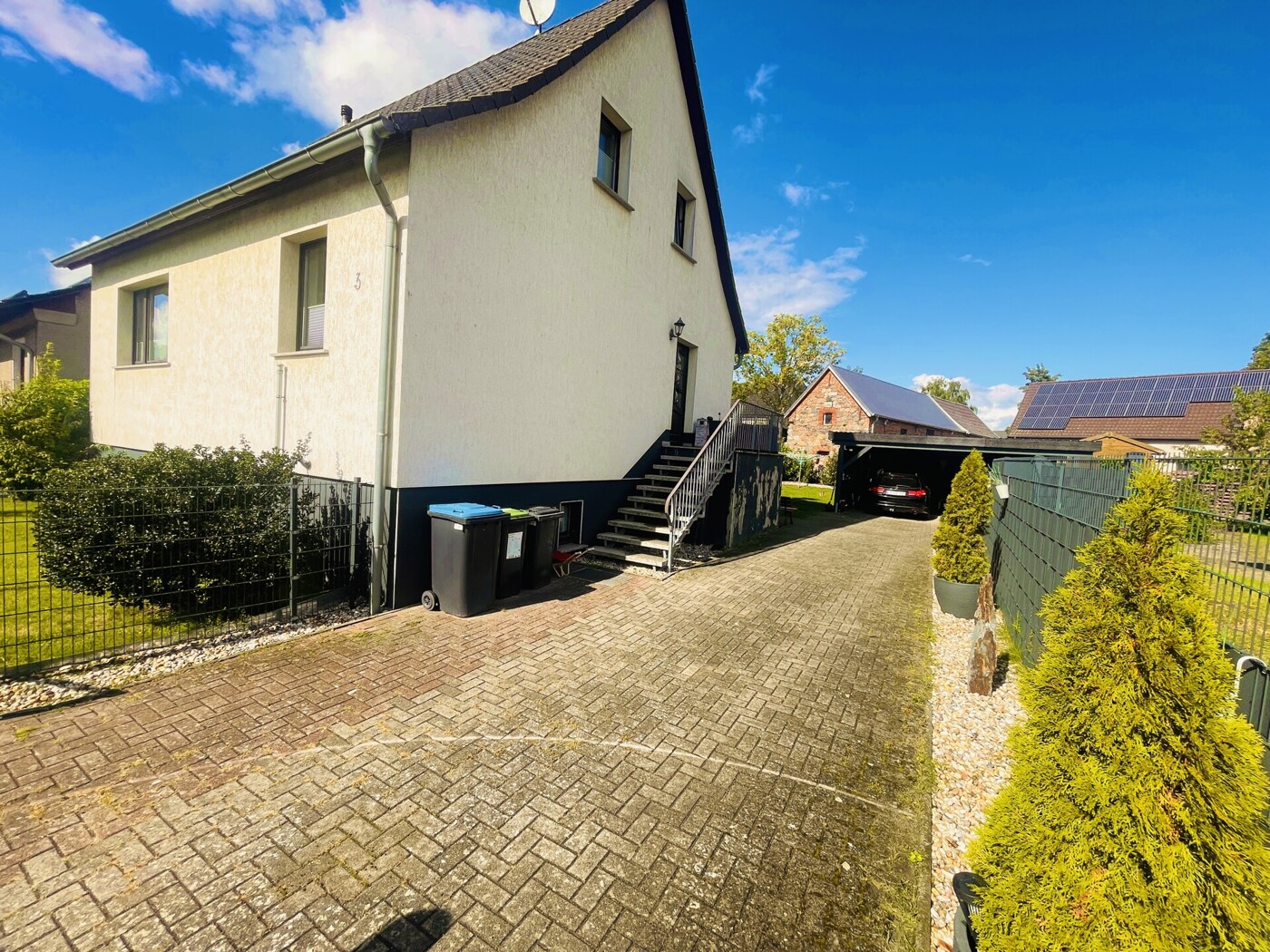 Seitenansicht zum EFH