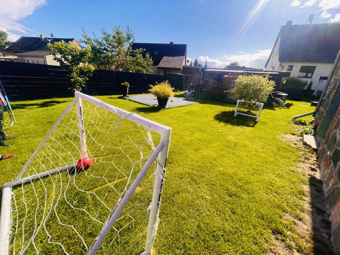 Blick in Richtung Garten