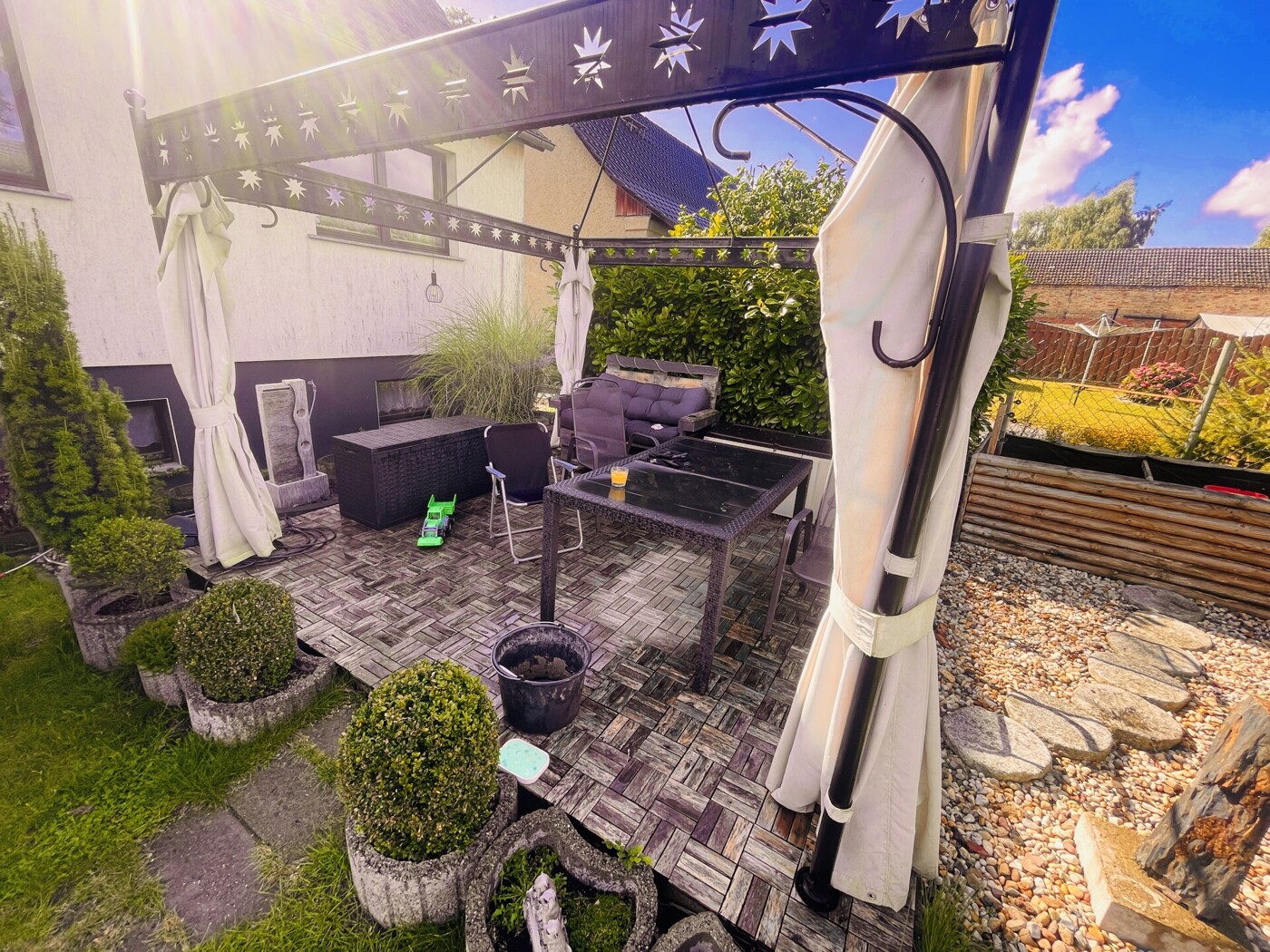 Blick in Richtung Terrasse