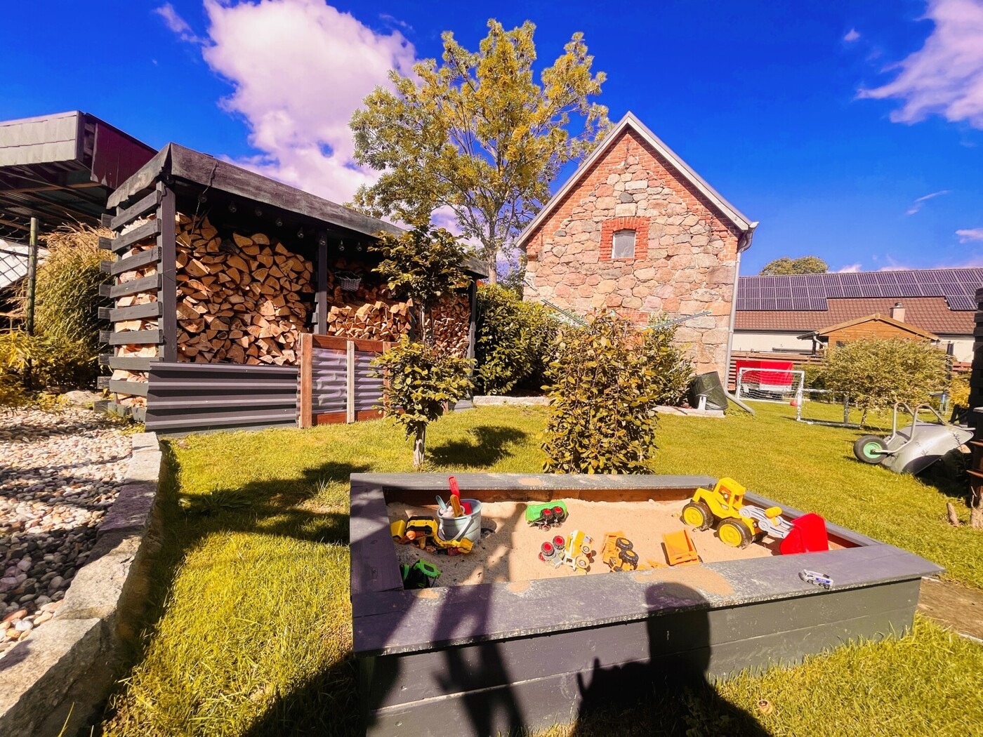 Blick in Richtung Garten