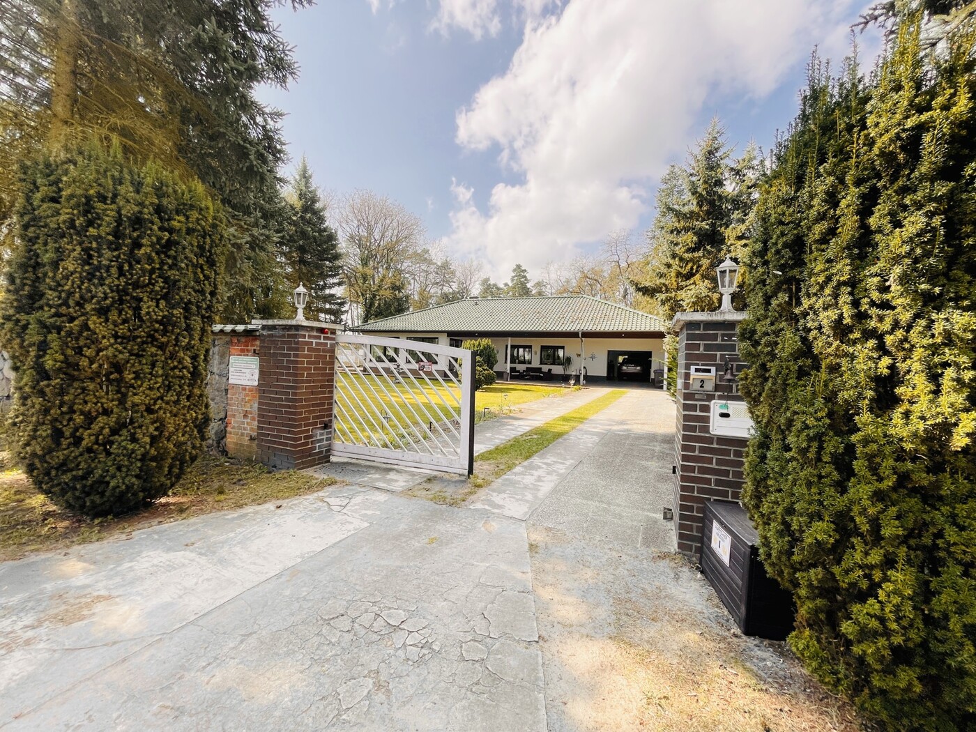 Blick in Richtung Ein/Ausgangsbereich