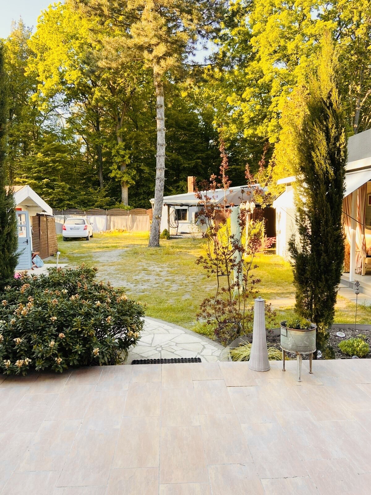 Blick in Richtung Garten