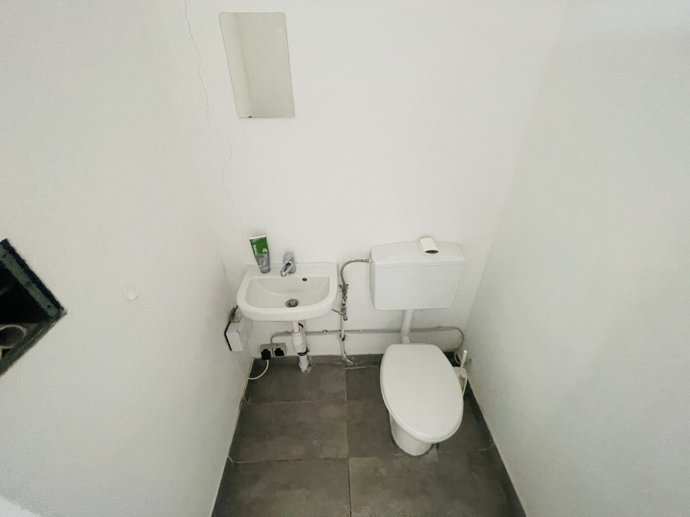 Halle 1 WC & Waschbecken