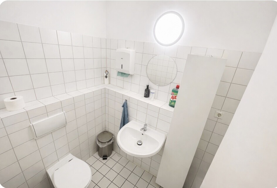 WC inkl. Waschbecken