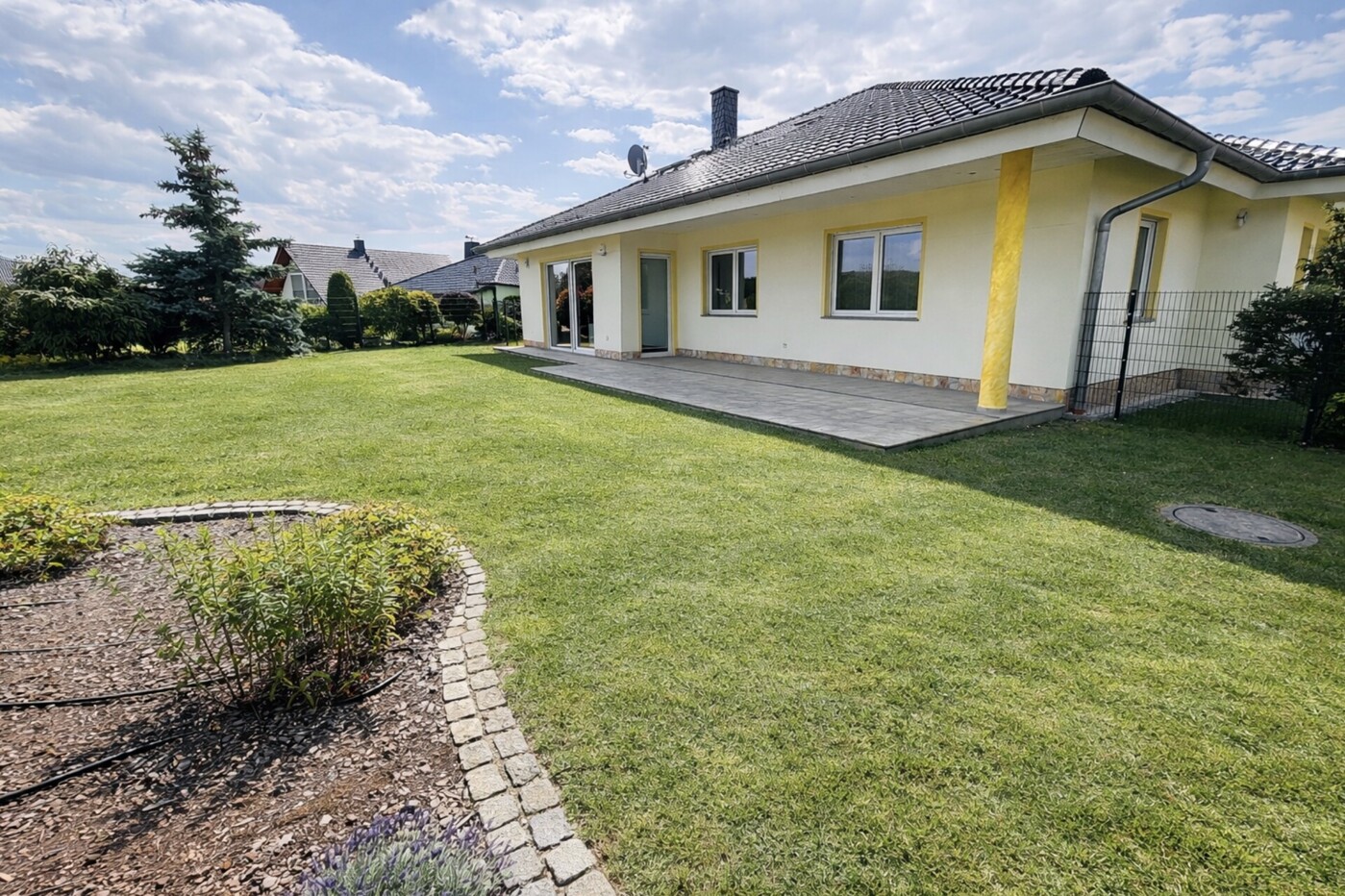 Blick in Richtung EFH