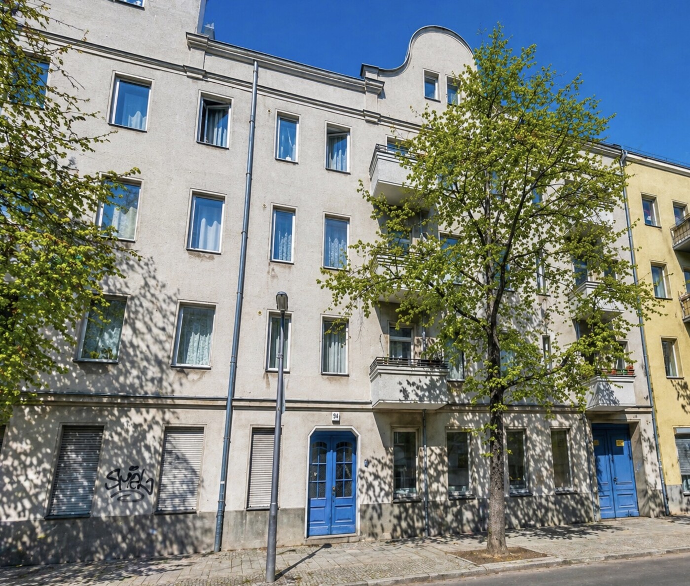 Blick in Richtung Frontansicht