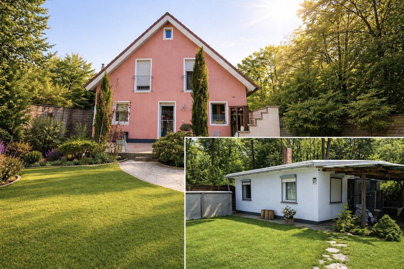 2 Immobilien auf ein Grundstück