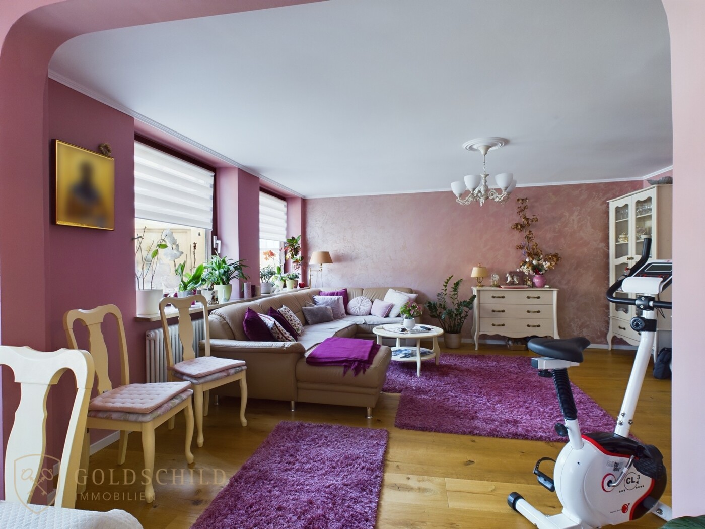 Blick in Wohnbereich