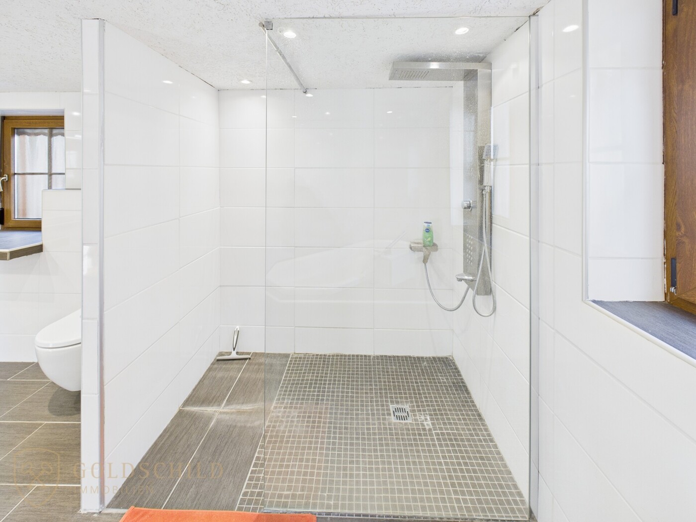 Begehbare Dusche