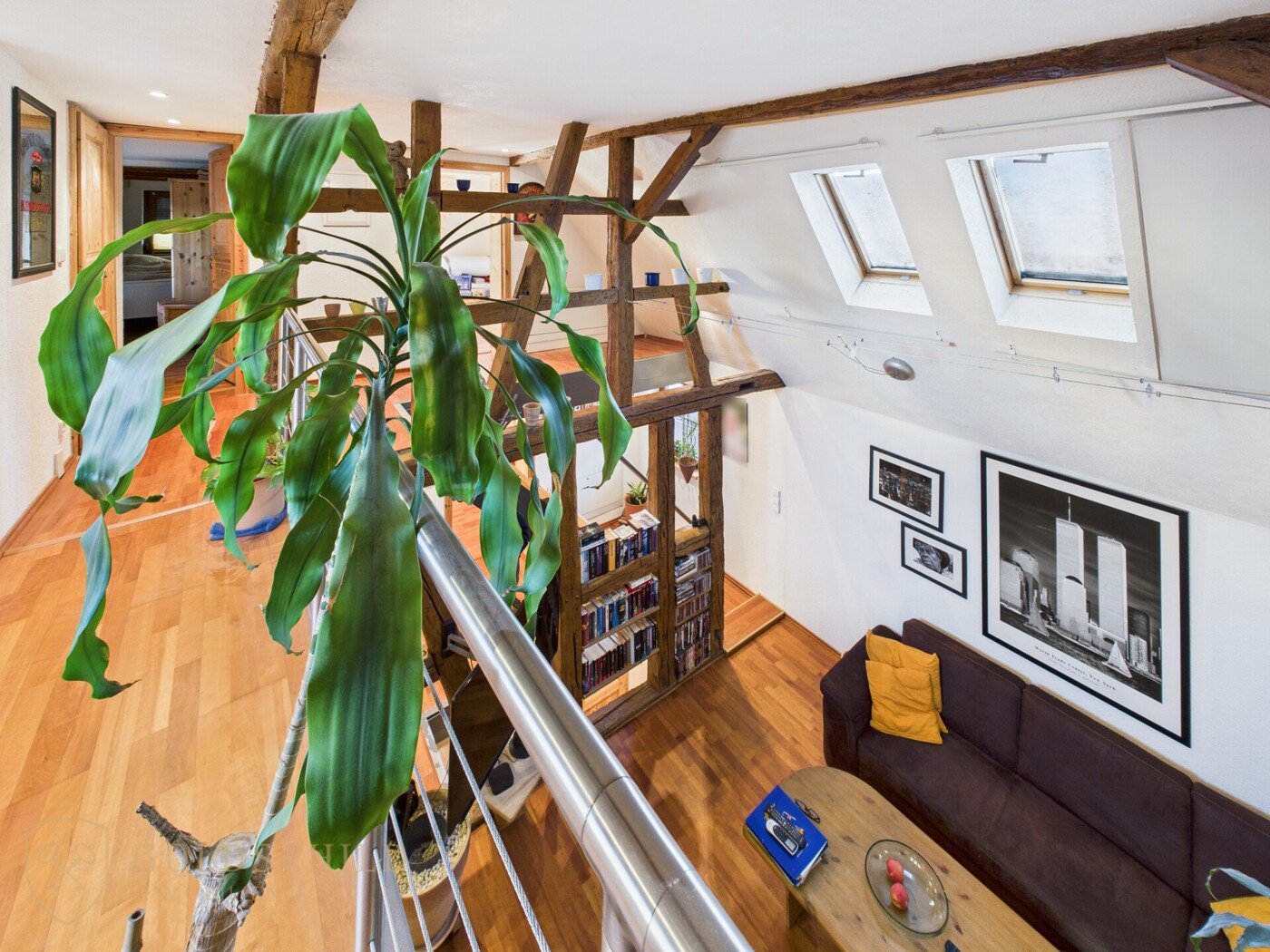 Blick in Wohnzimmer