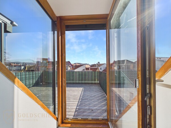 Blick aus der Terrassentüre