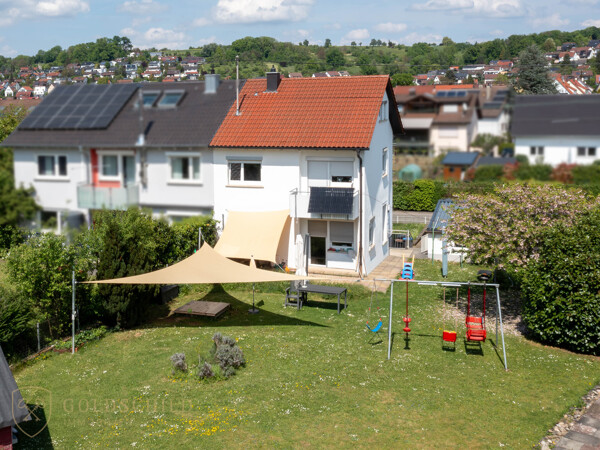 Drohnenansicht Haus