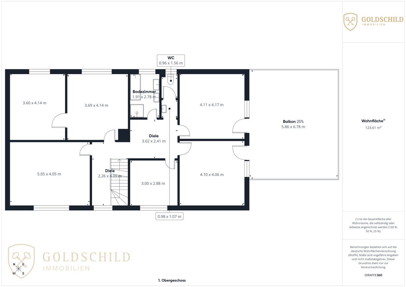 Grundriss OG Wohnung