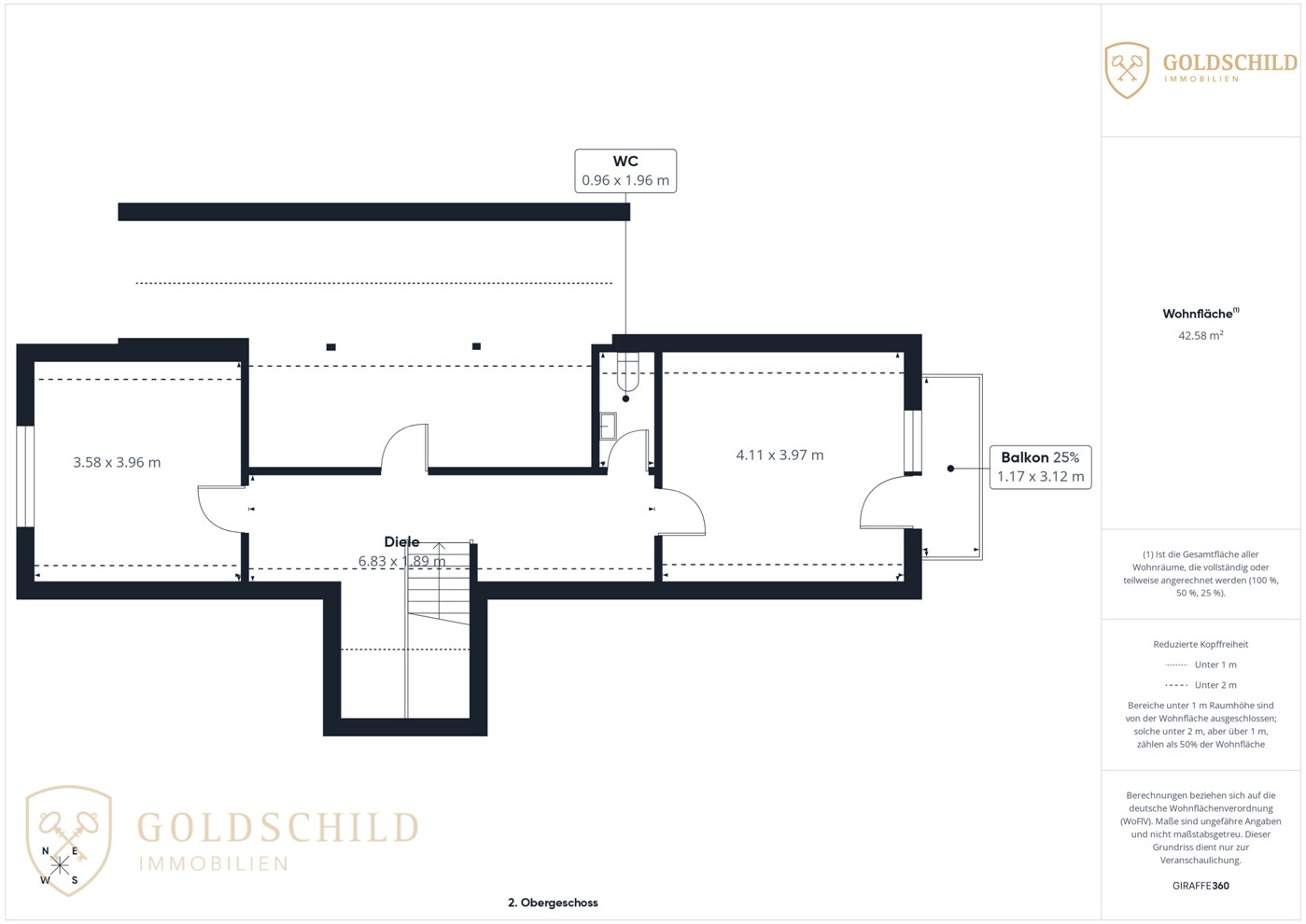 Grundriss Dachgeschoss