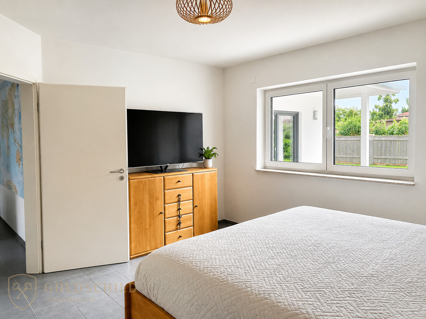 Schlafzimmer (KI-modifiziert)